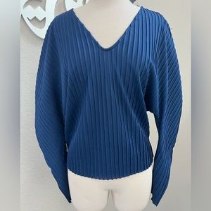 Zara Trafaluc Balloon Sleeve Top Size Small